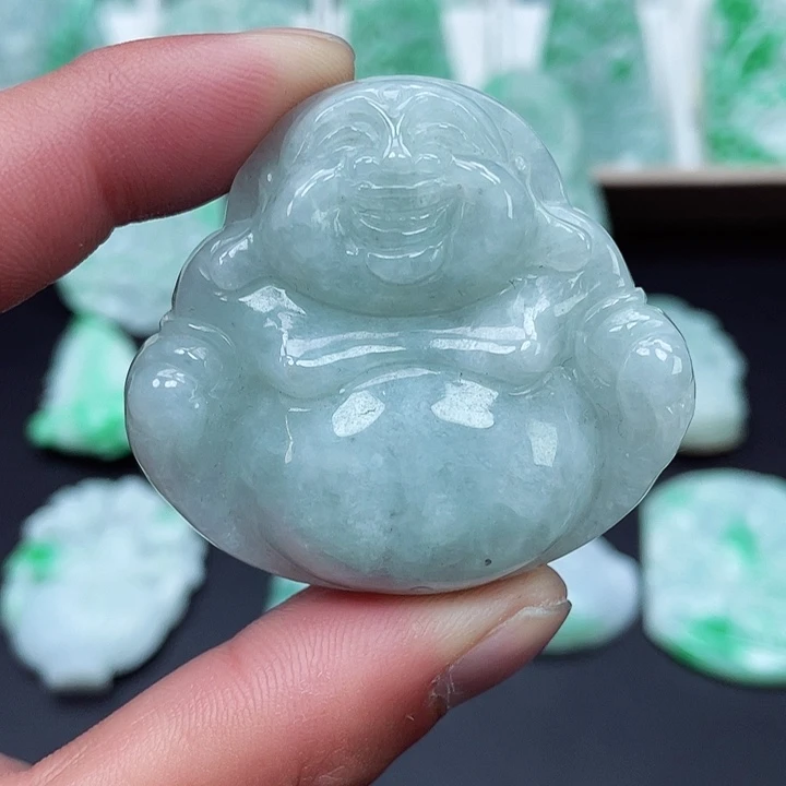 翡翠颈饰未镶嵌翡翠吊坠