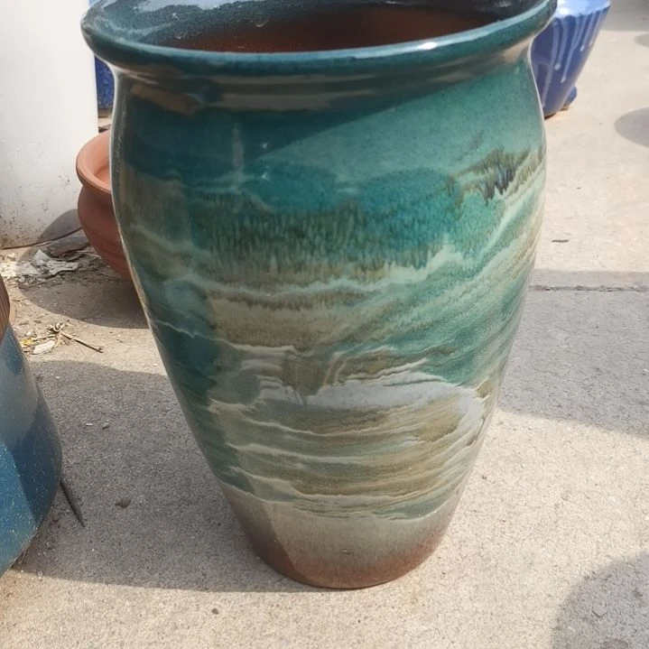 红陶口20高31一个盆