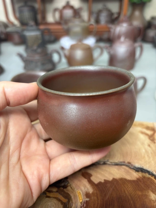钦州坭兴陶陆窑柴烧 主人杯120ml