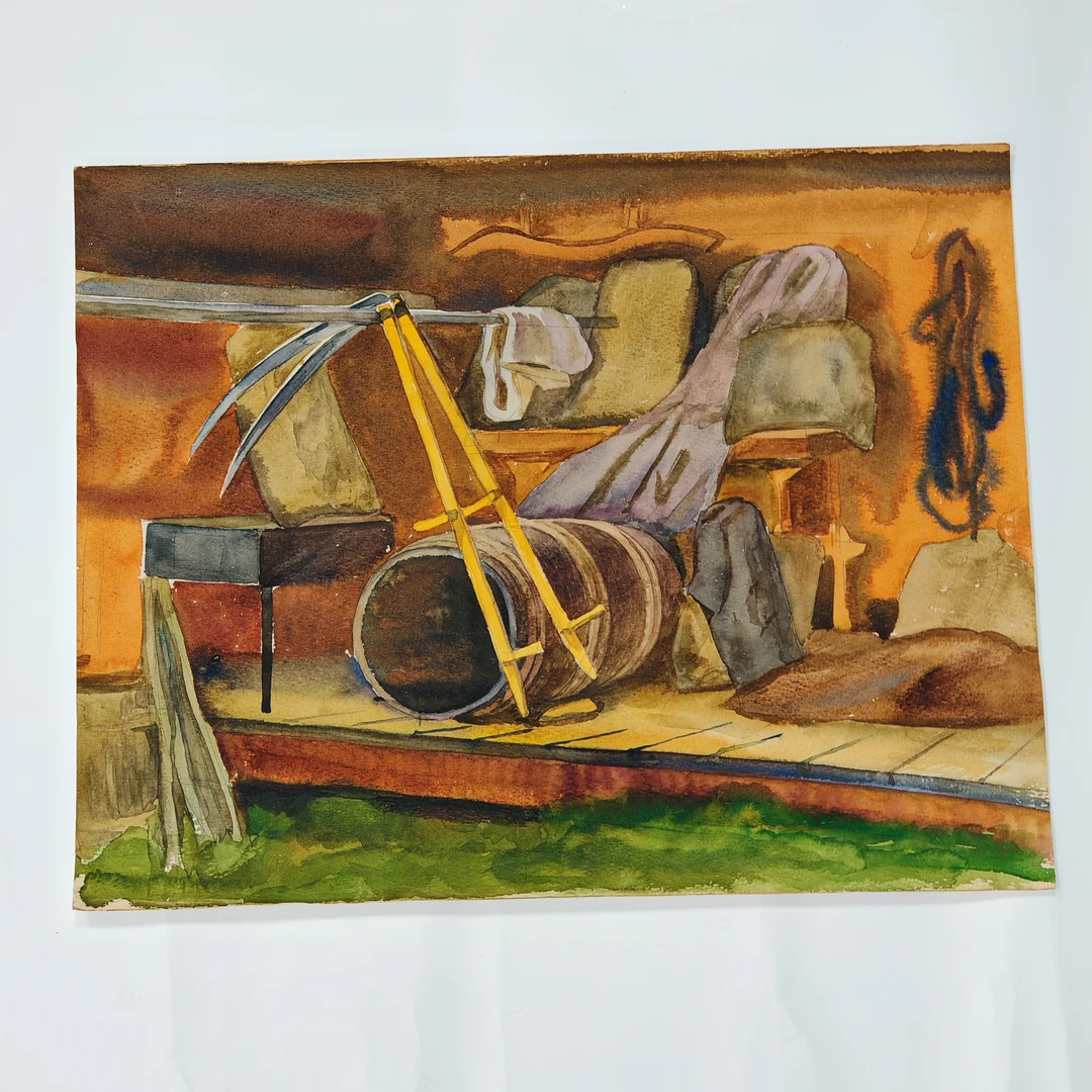 【农舍角落】乌克兰安德烈·彼得罗维奇 原画