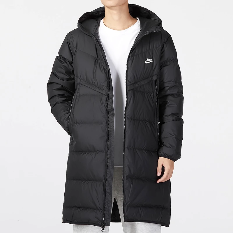 nike耐克羽绒服男冬季新款运动休闲连帽中长款外套DV1134-010
