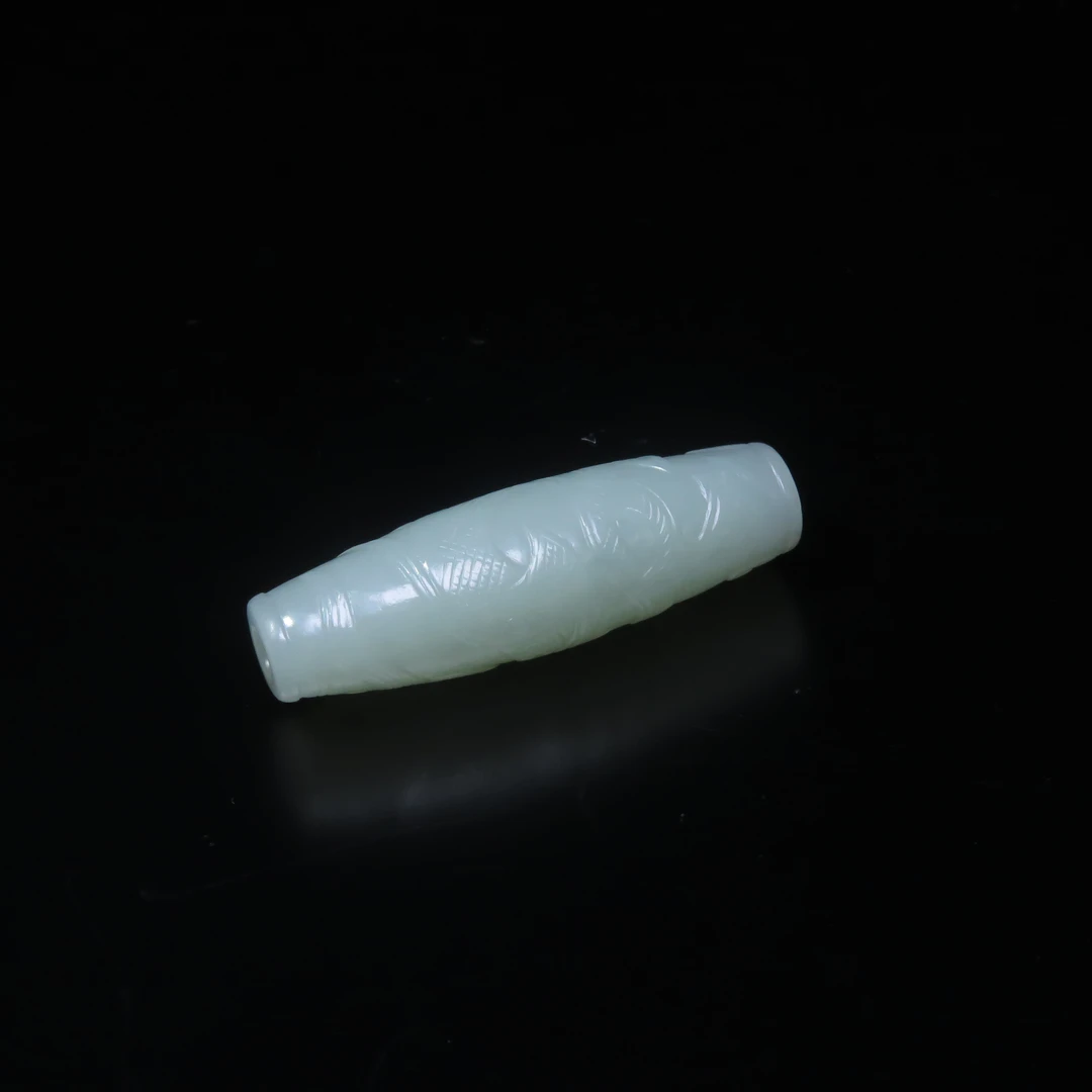 民国刻花玉勒/MZ616616/和田玉/民族文物