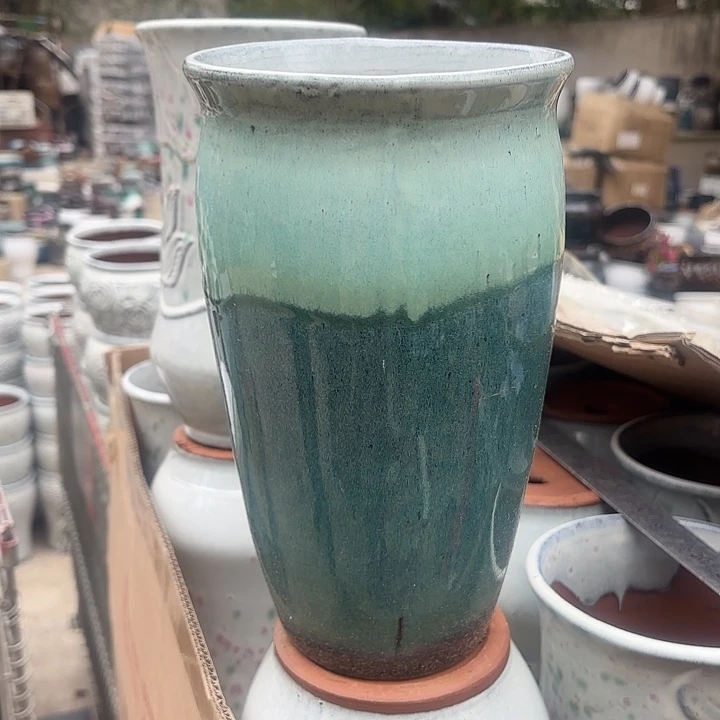 紫砂茶碗微瑕口径14高度26