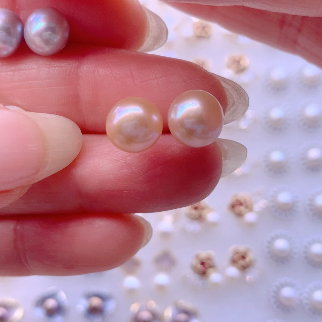 耳饰合金淡水珍珠