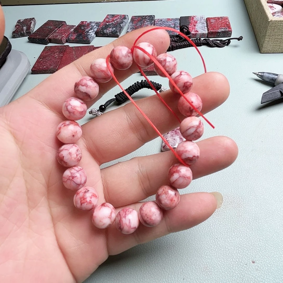 天然朱砂辰石吊坠