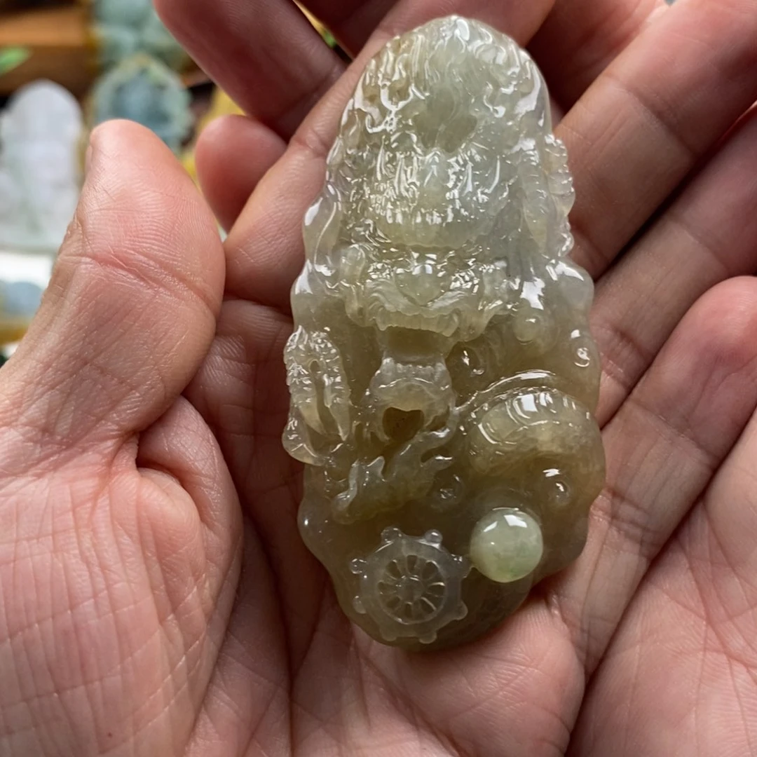翡翠未镶嵌颈饰天然缅甸翡翠a货