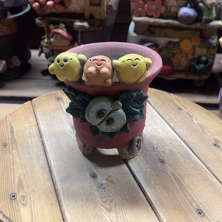 嘻哈多肉花盆百搭