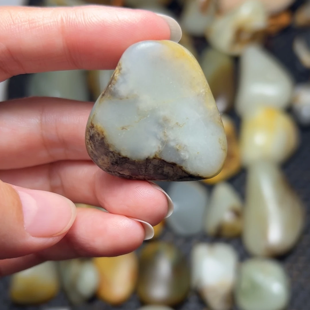 和田玉未镶嵌挂件19