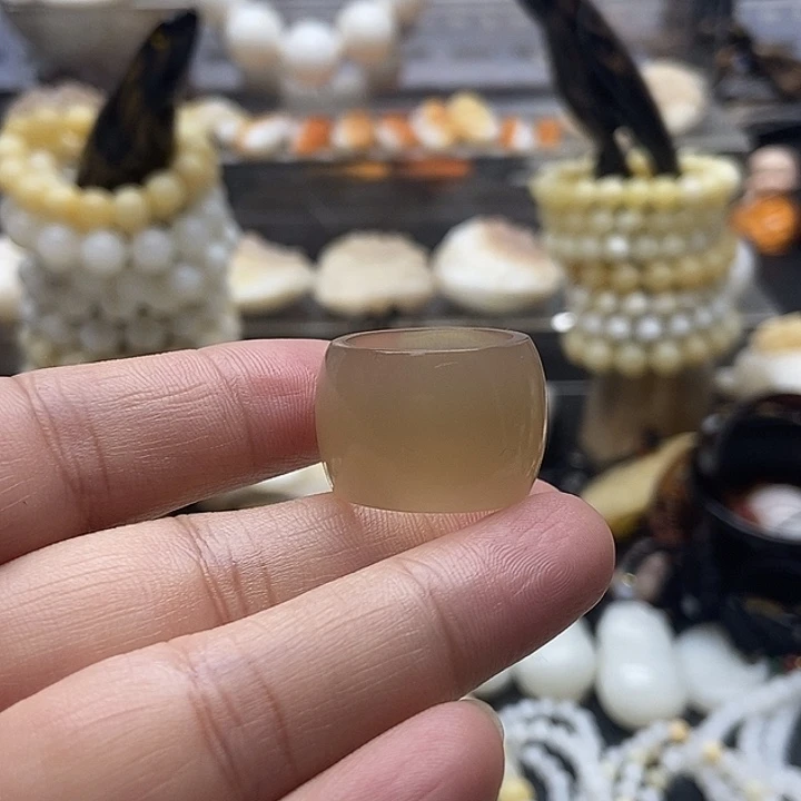 非金属贝壳贝雅轩工艺品牦牛角戒指