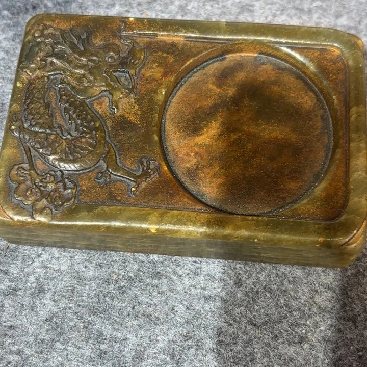 弱***体石材寿山石砚台1111