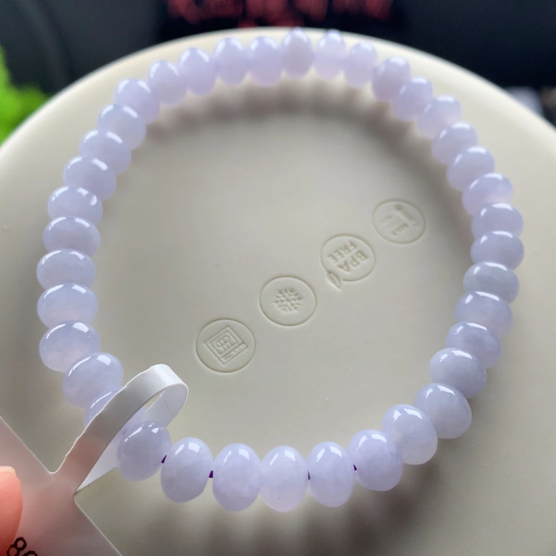 翡翠未镶嵌手链卡6.5