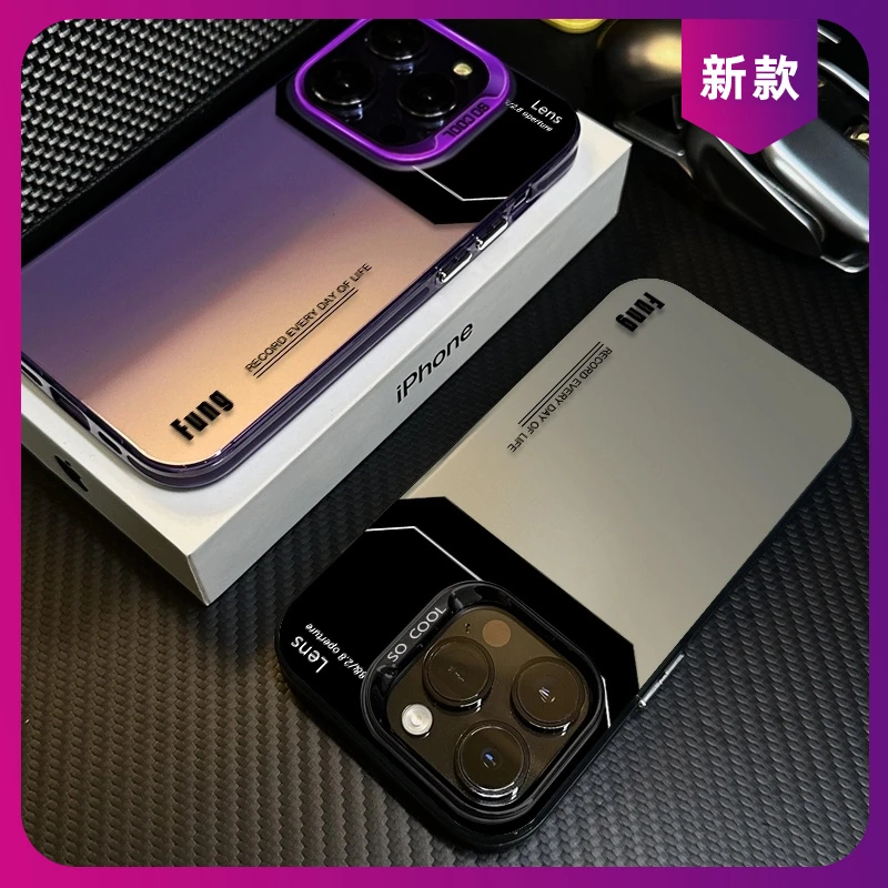 潮酷撞色适用苹果16PRO/15元气壳荣耀手机壳华为VIVO小米OPPO防摔