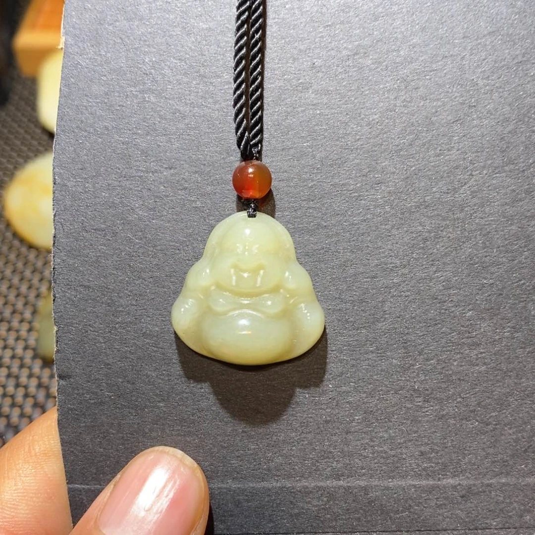 和田玉未镶嵌吊坠(不含链)