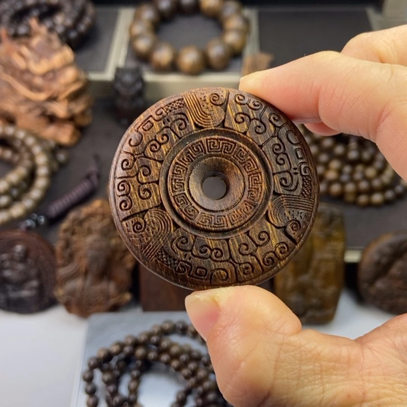 【闪购商品】沉香木吊坠用****蒋富森红土沉香