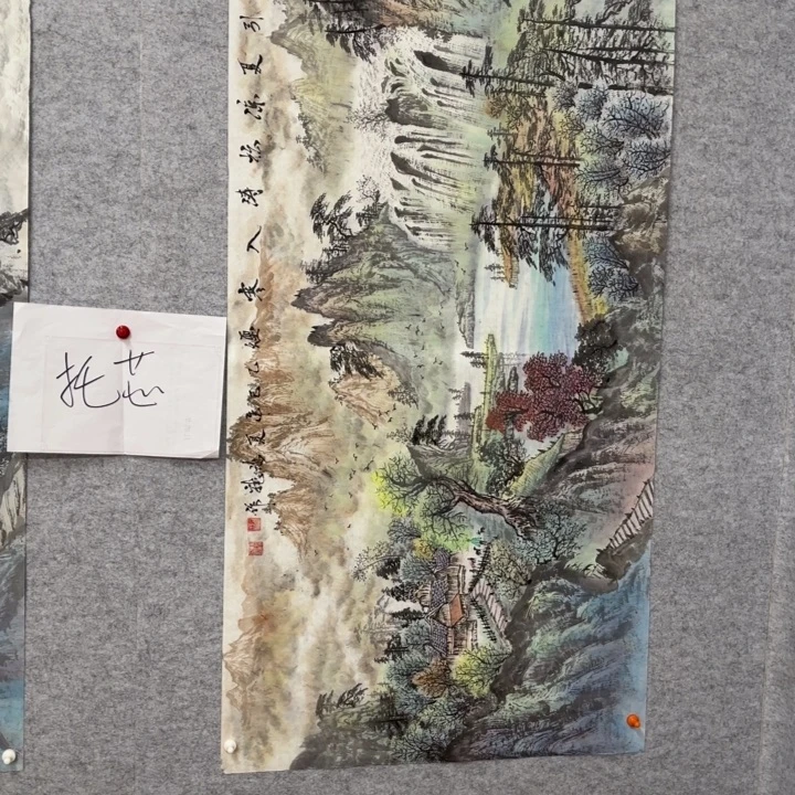 国画花鸟等图案和造型各有