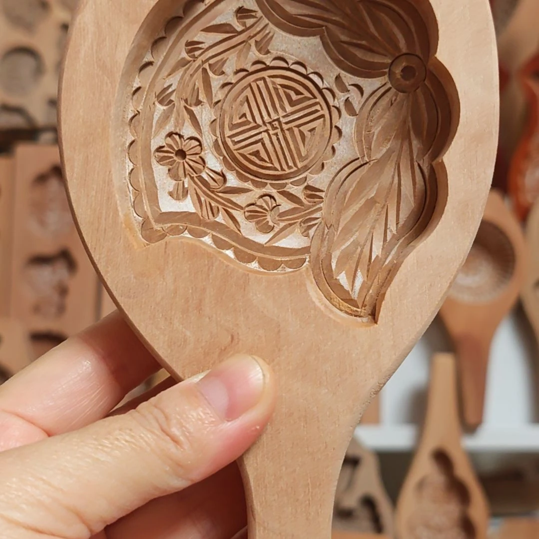 手工微瑕爷爷的寿图模具