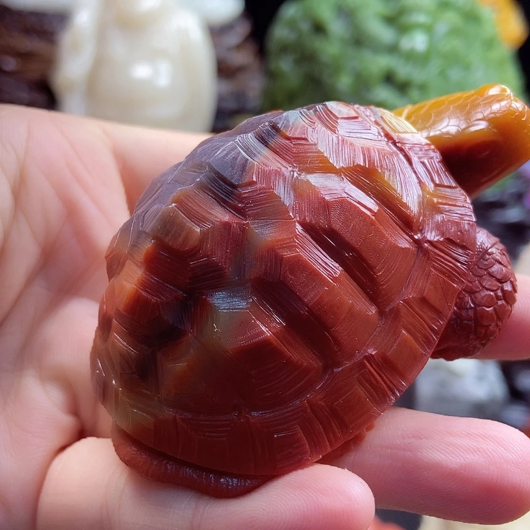 梅***️寿山石八方来财……………………