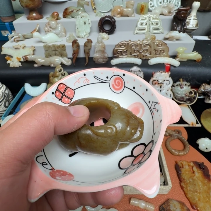 归***！陶摆件拾艺间古玉拾艺间