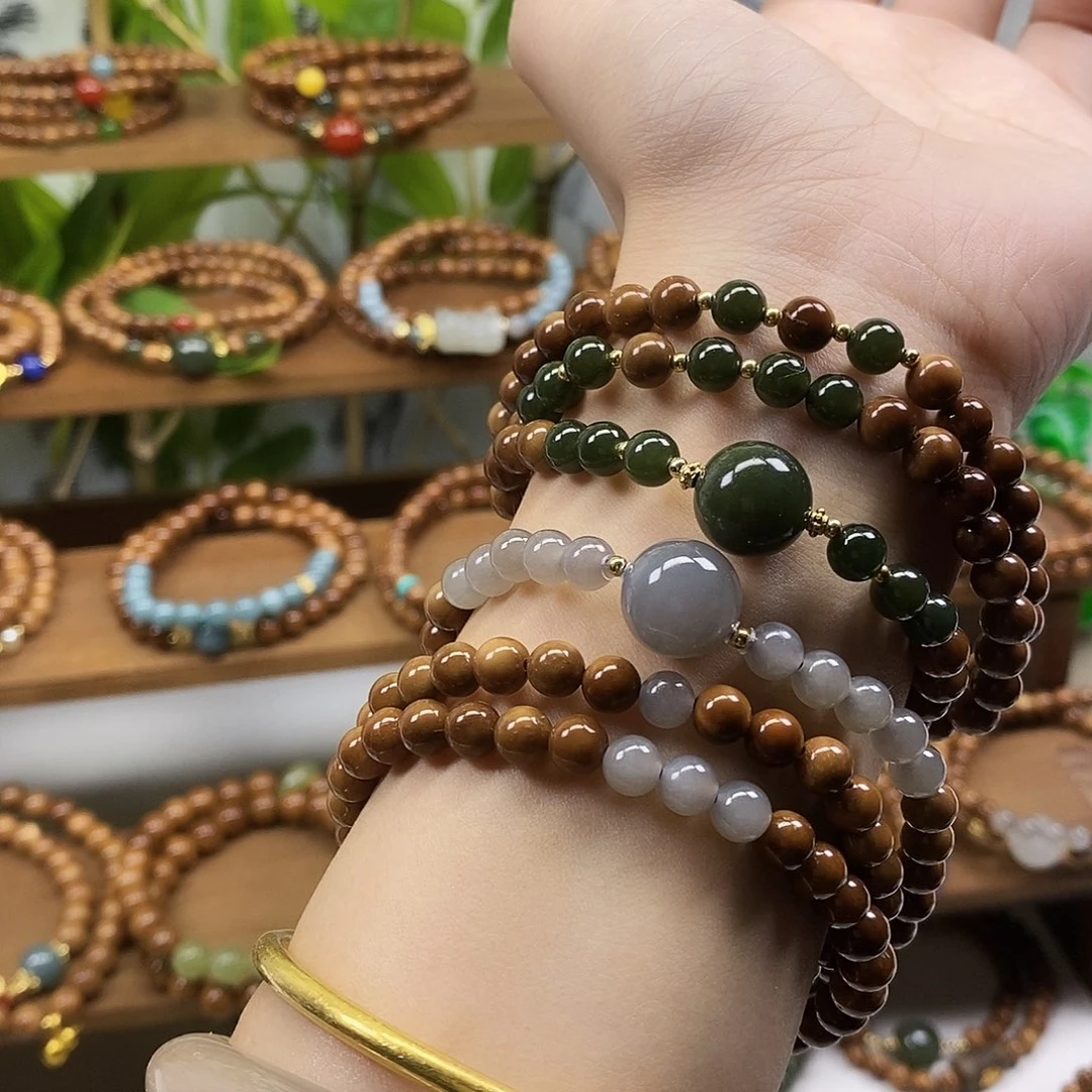 菩提手串/手链经典款，烟紫06三圈