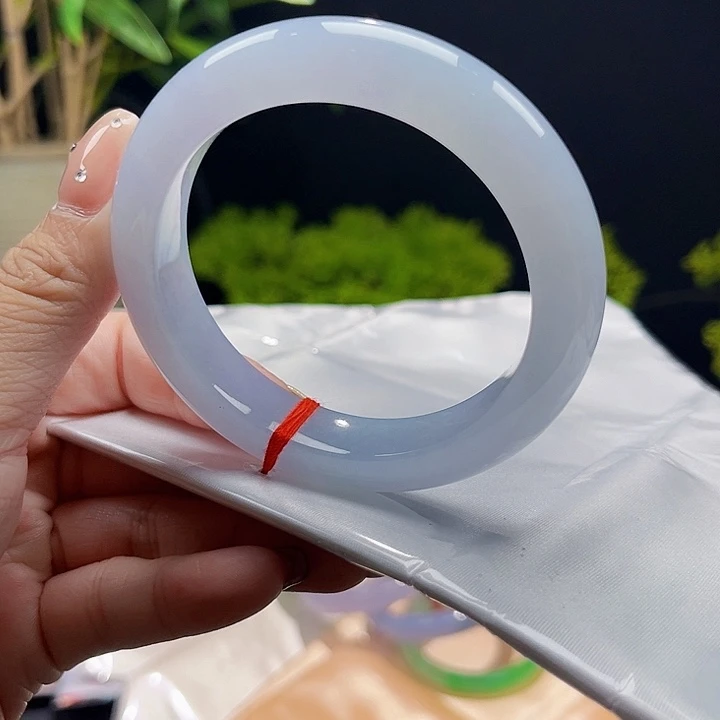 翡翠未镶嵌手镯55.2