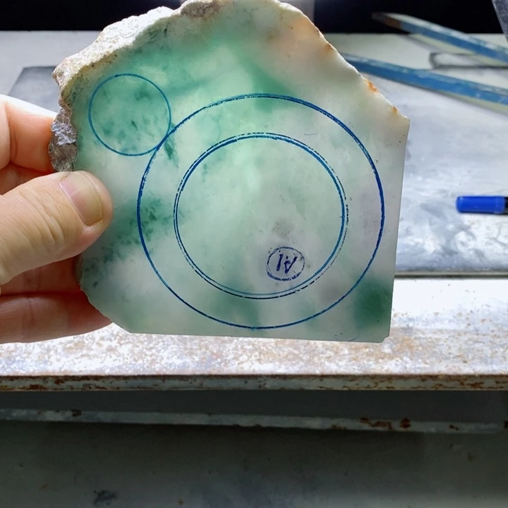 冬***哥定制翡翠未镶嵌正圈