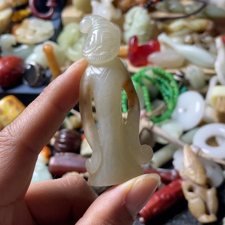 和田玉未镶嵌吊坠(不含链)