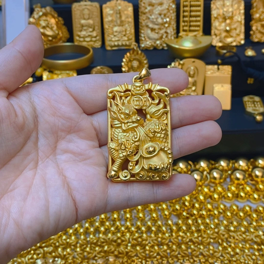 合金无麒麟吊坠搭配一颗顶珠