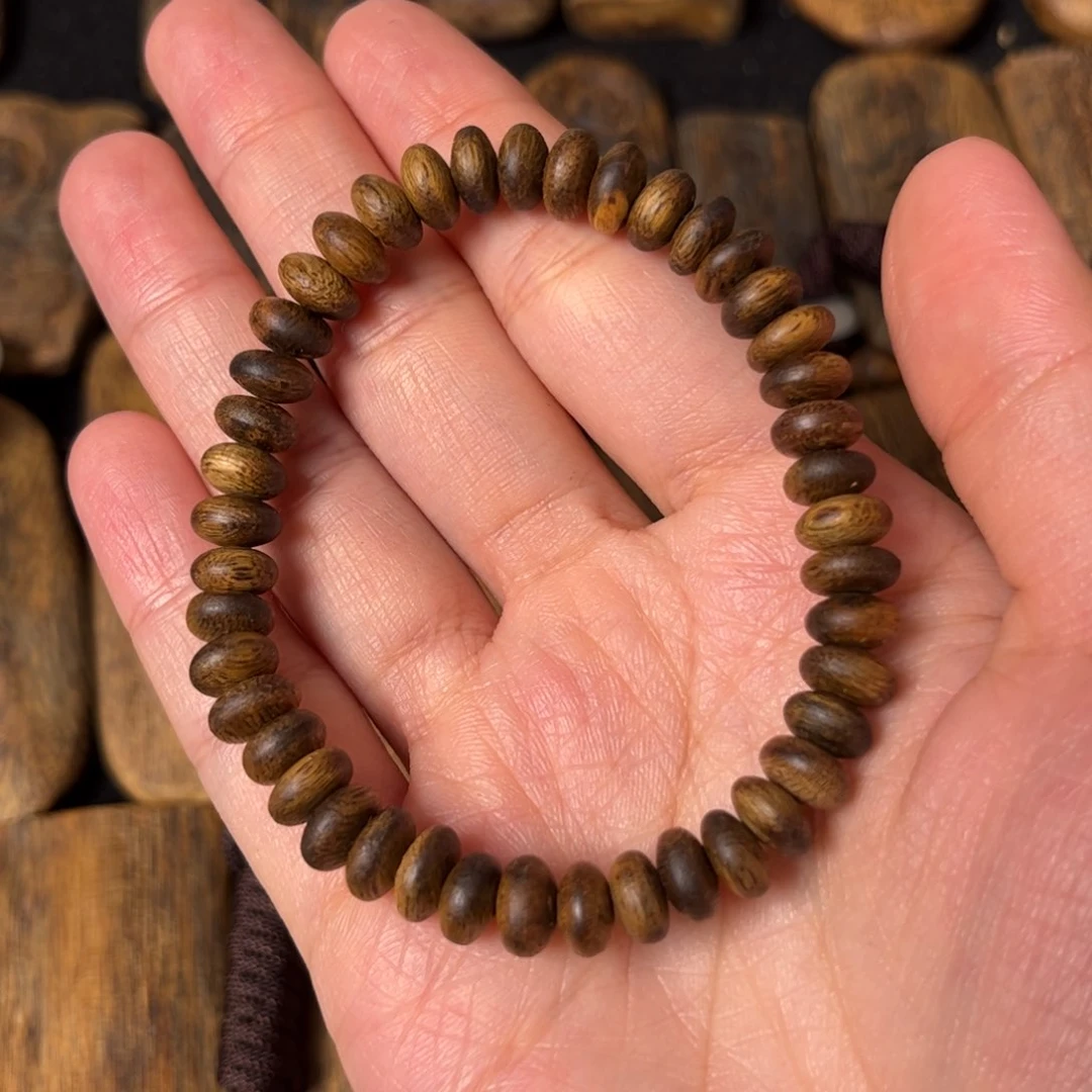 沉香手串奇楠沉香0.7算盘珠一串（福利）