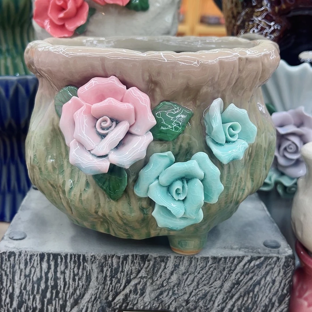 【闪购商品】陶瓷花盆