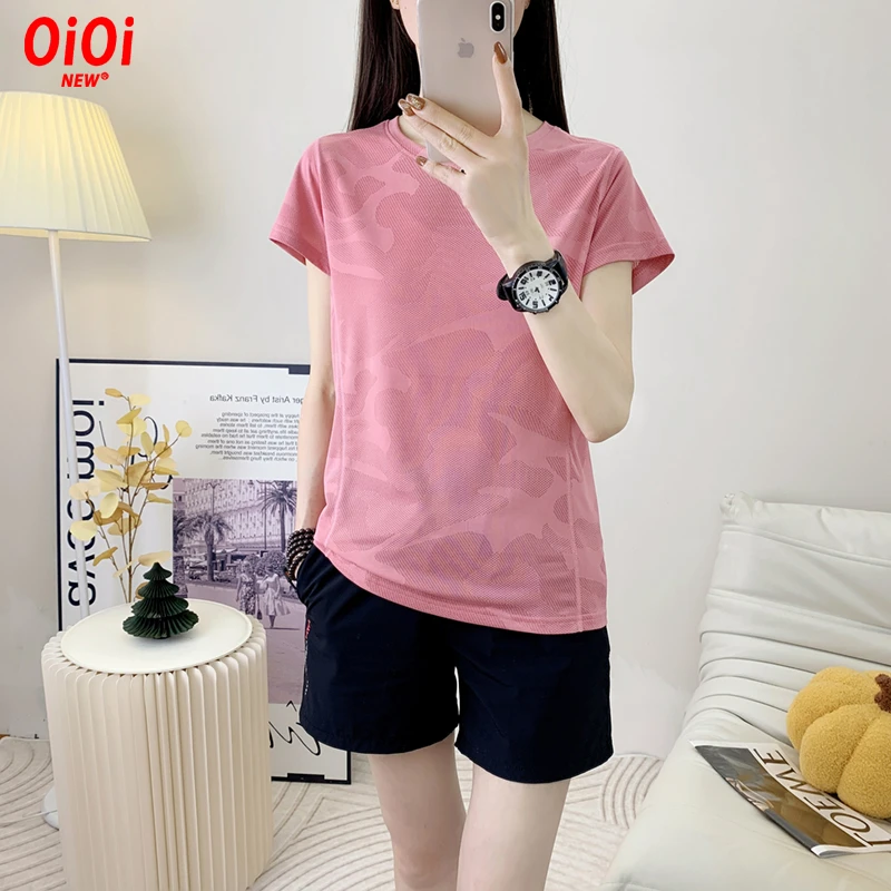 oioiNew2025新款夏季户外运动冰丝运动跑步服套装速干衣裤套装