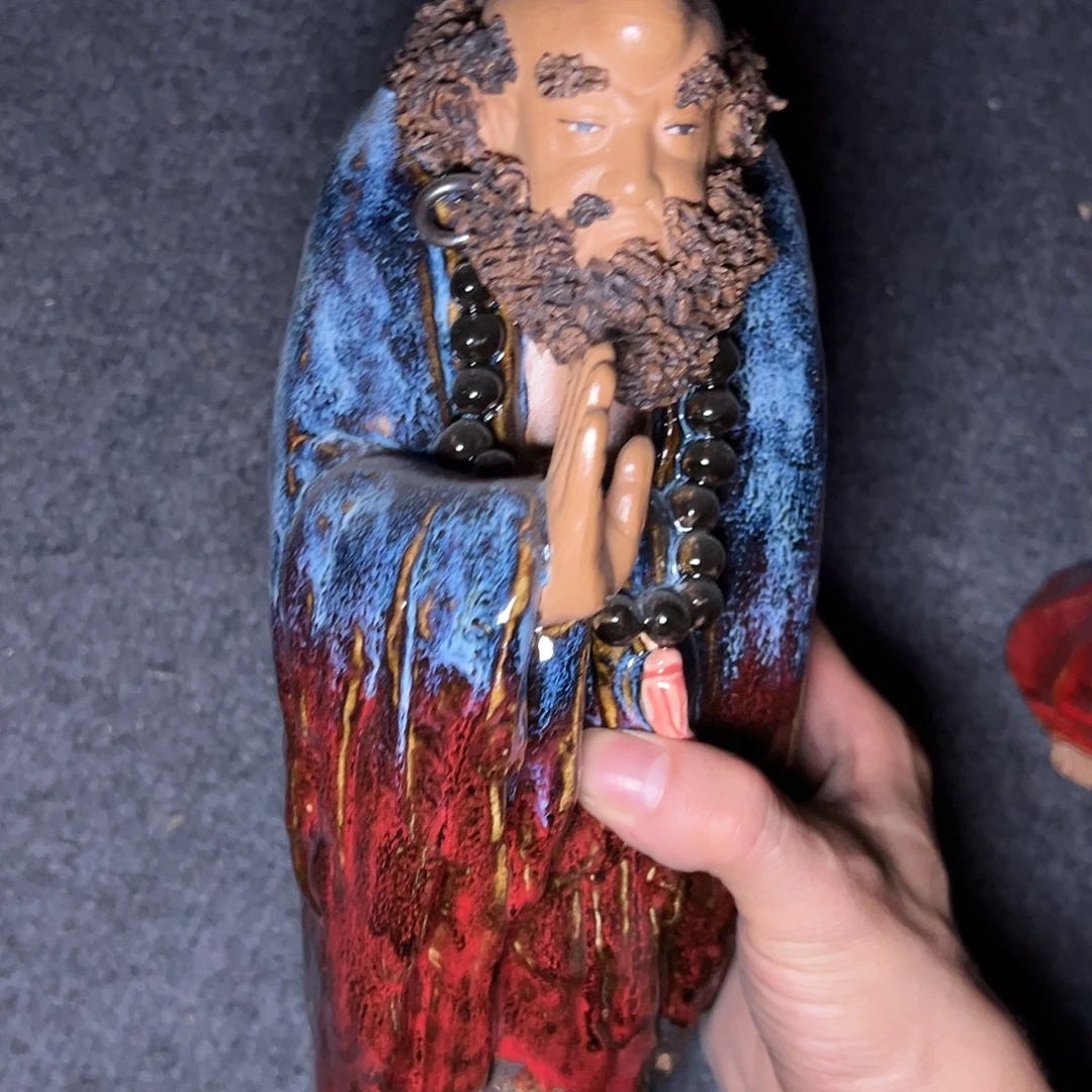 正宗岭南石湾盆放漏