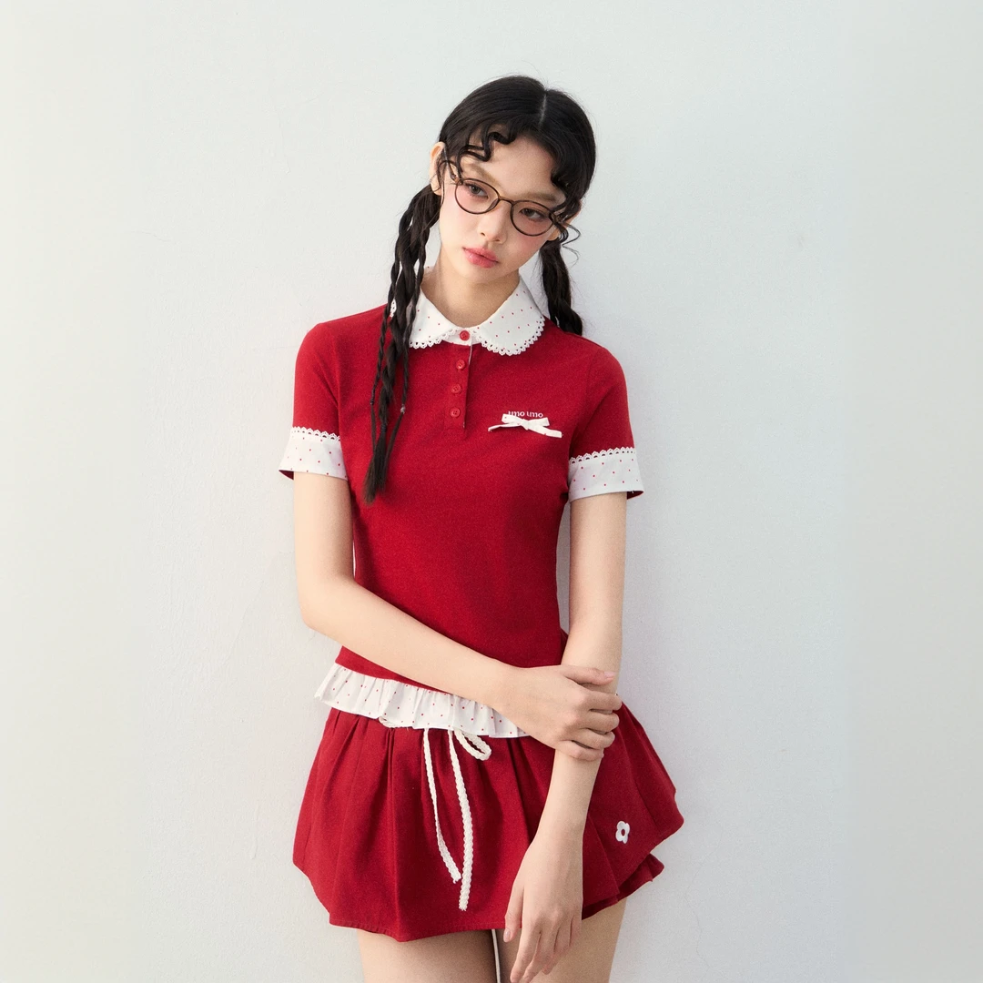 NTOT（新umoumo）原创设计显瘦休闲夏季polo短袖UMOTX12029