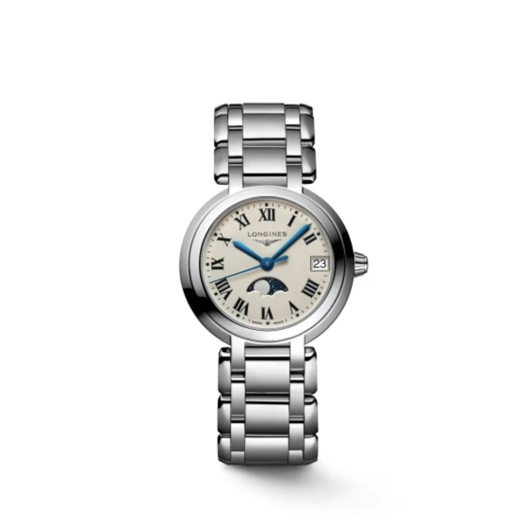 99新 Longines/浪琴 99新女士石英心月名表表盘30.5mm时尚优雅