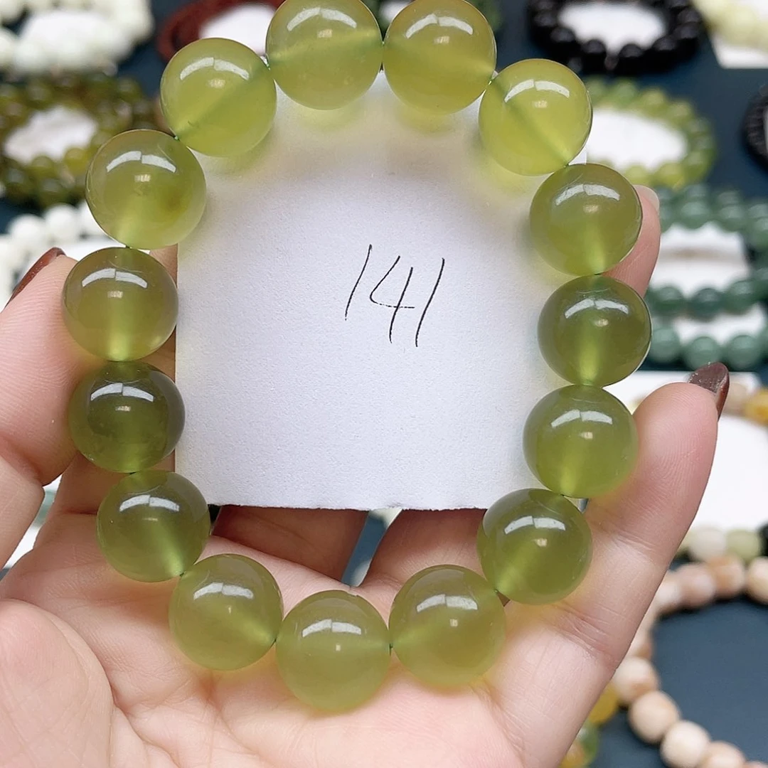 未镶嵌蛇纹石玉手串