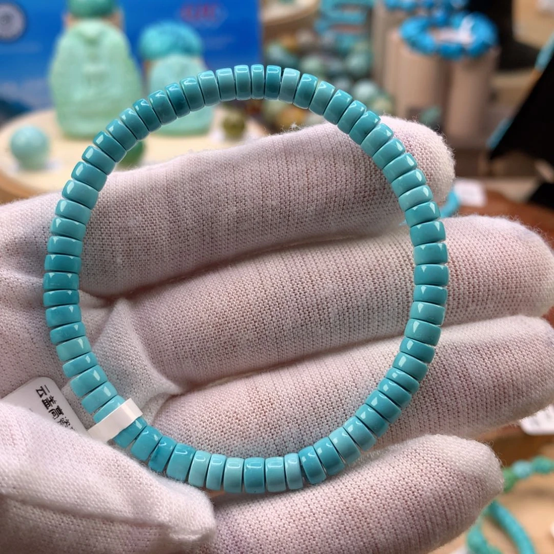 绿松石未镶嵌珠宝奇石5.1mm