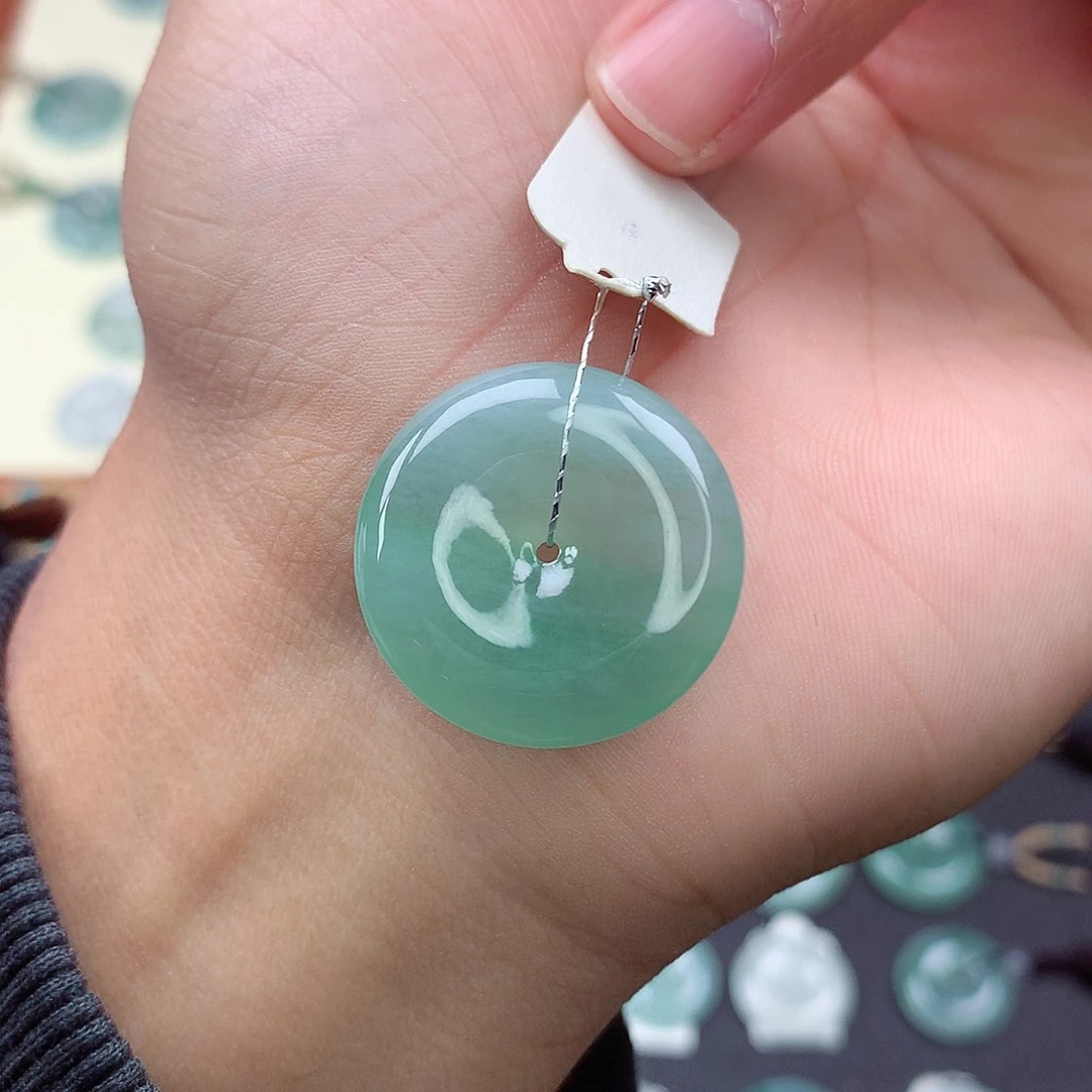 颈饰未镶嵌翡翠38 尺寸25-6