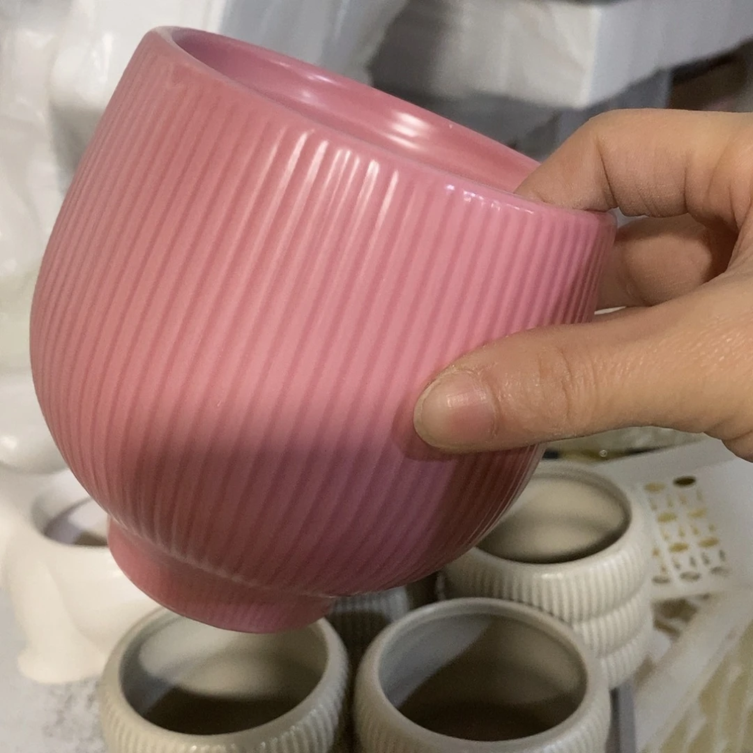 陶杯子陶盆有孔 瑕疵介意勿拍