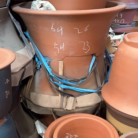 紫砂花盆大四角碗盆一个