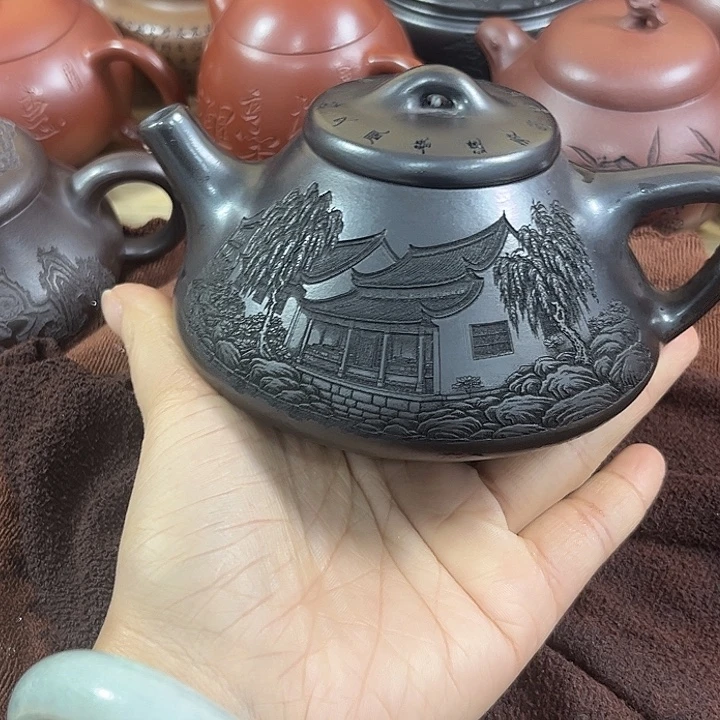 茶壶紫砂紫砂微瑕