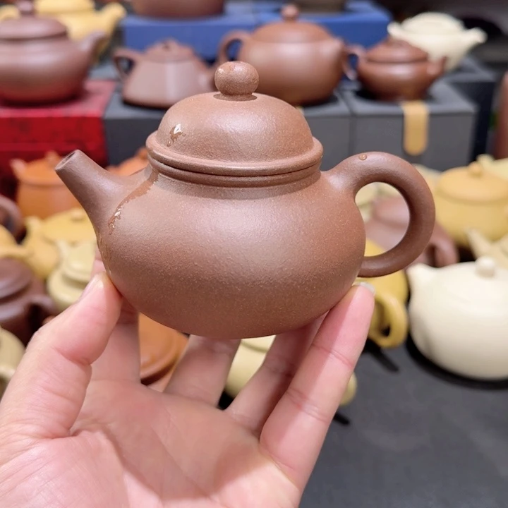 茶壶紫砂紫泥容天200cc