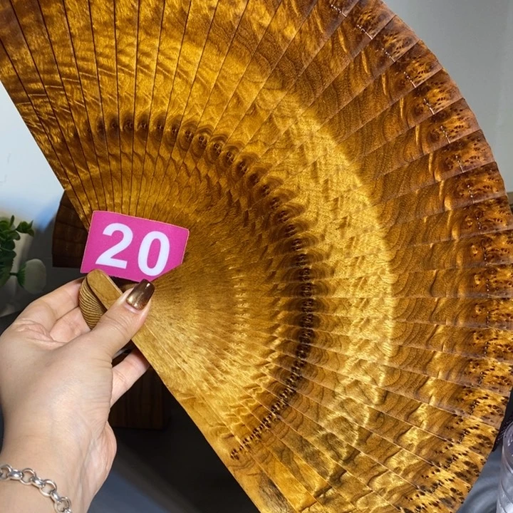 金丝楠枫*夜金丝楠木扇子