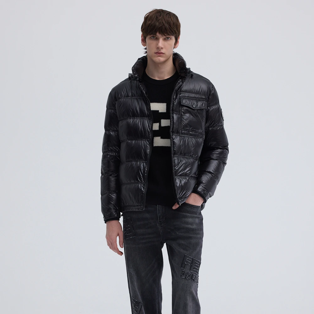 FENDILOR小怪兽外套羽绒服男士休闲百搭 F437L393968A