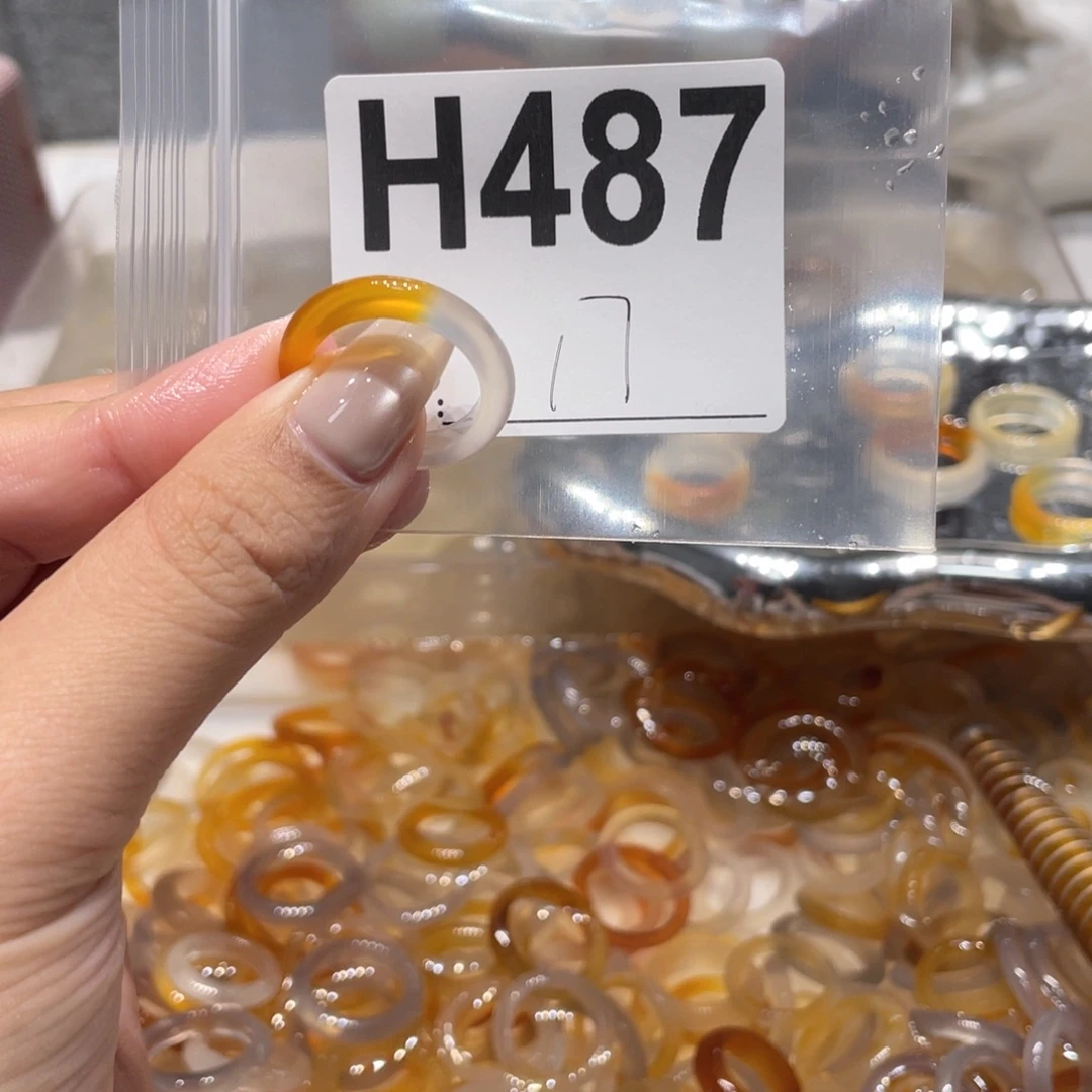 玛瑙/玉髓未镶嵌戒指487
