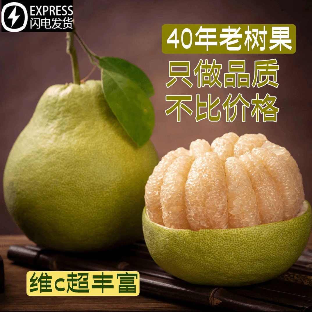 正宗福建仙游度尾文旦柚老树柚子薄皮当季现摘孕妇新鲜水果包邮
