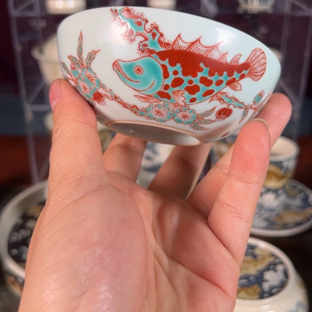 杯逆****n景德镇手绘陶瓷