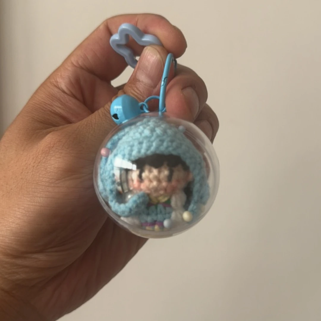 偶像田栩宁梓瑜手工编织玩偶软糖