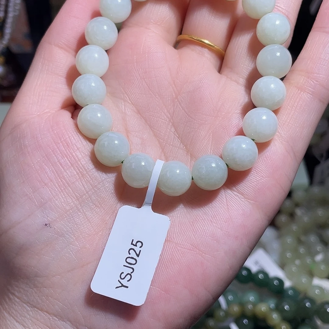 和田玉未镶嵌手串晴水