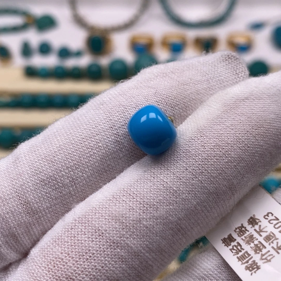 绿松石未镶嵌珠宝奇石老型8.8mm