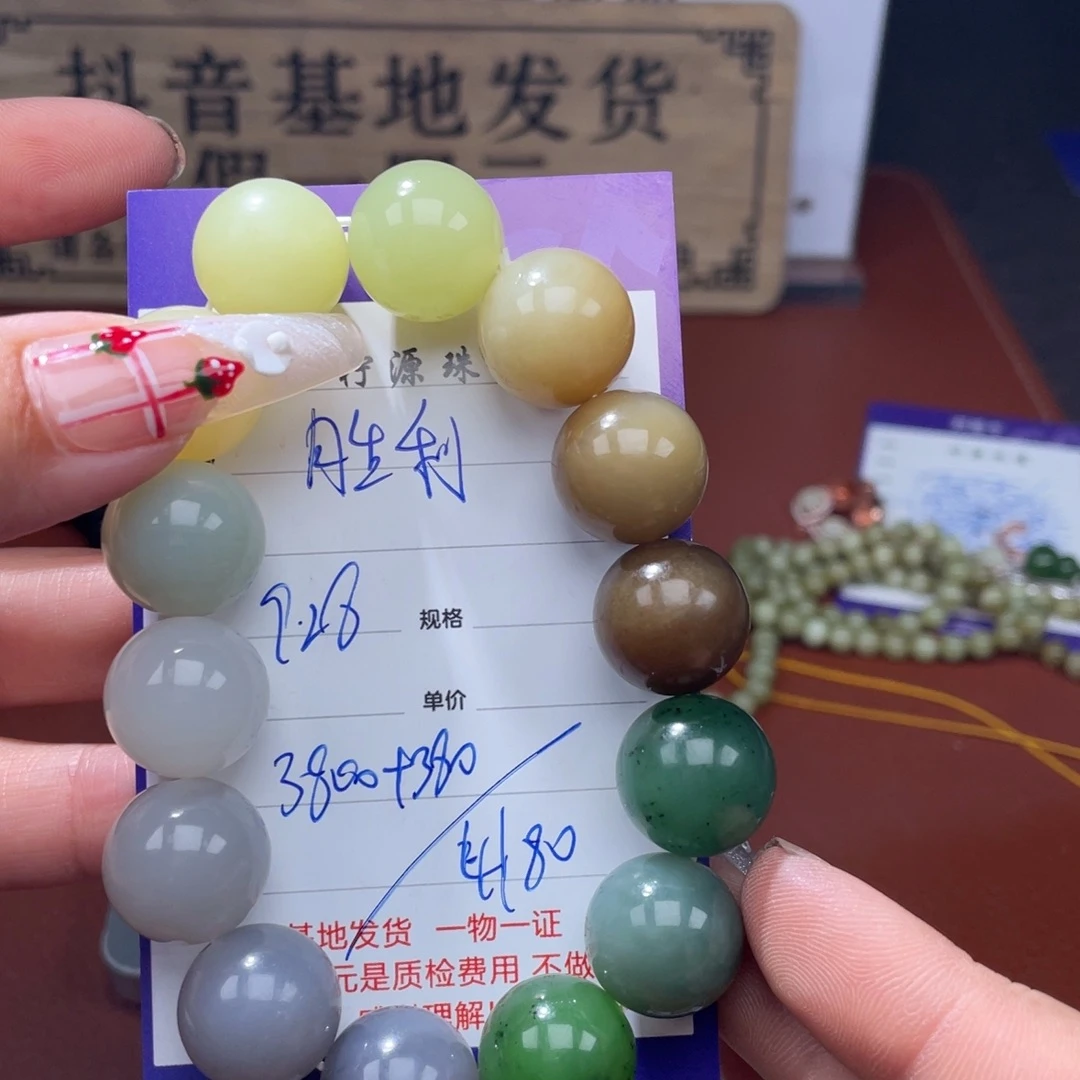 胜***利和田玉未镶嵌颈饰