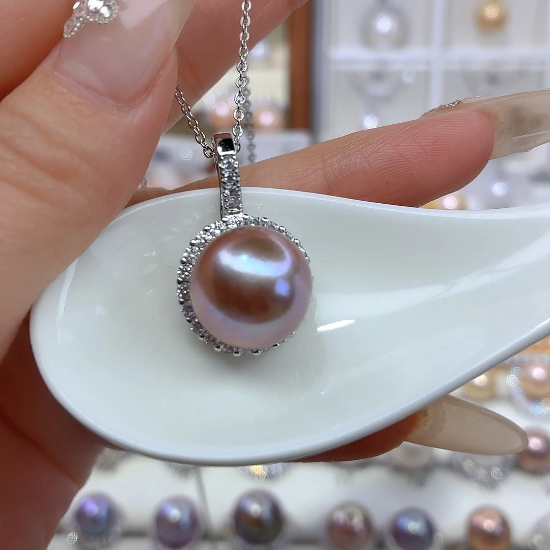 淡水珍珠颈饰合金F